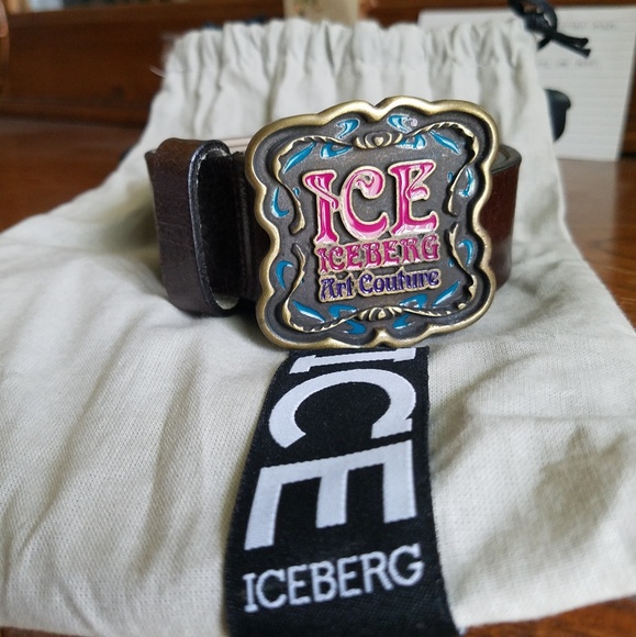 Ice Iceberg Other - Iceberg brown leather belt